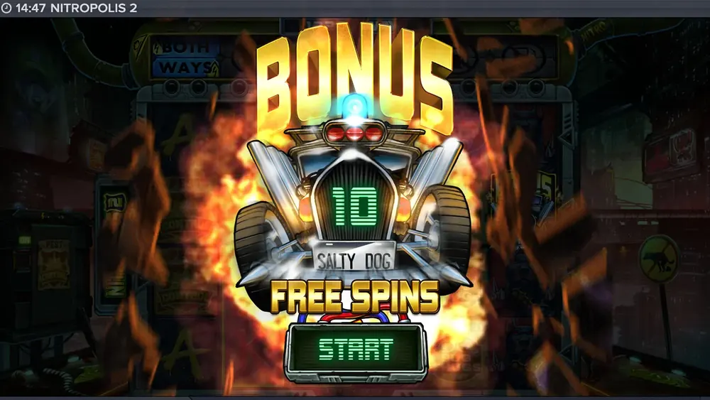 Freispiel-Intro in Nitropolis 2
