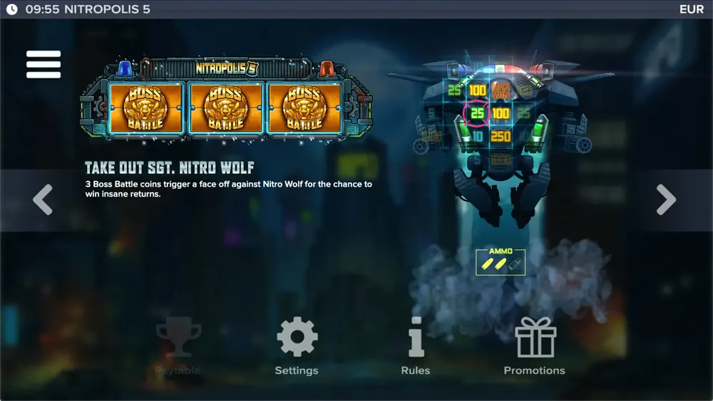 Nitropolis 5 Boss Battle gegen Sgt. Nitro Wolf