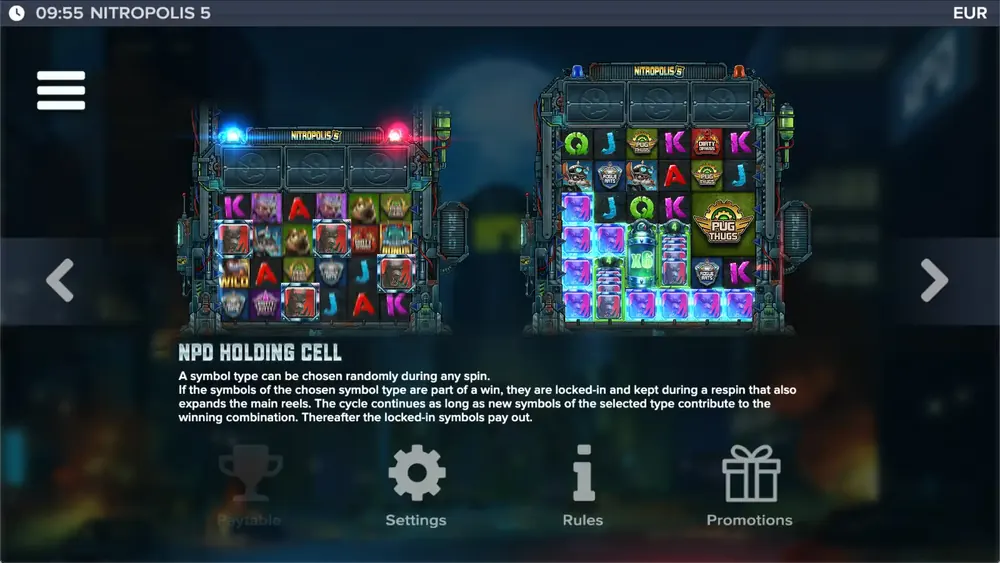 Nitropolis 5 NPD Holding Cell Feature