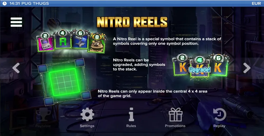 Pug Thugs Nitro Reels Feature